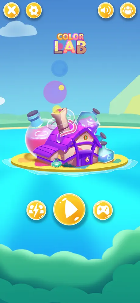 Color Lab home screen