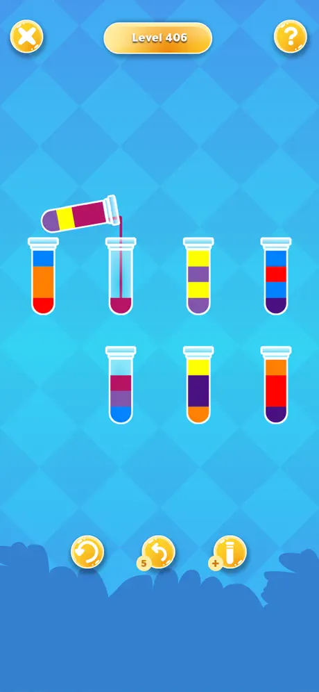 A Color Lab tube sorting puzzle
